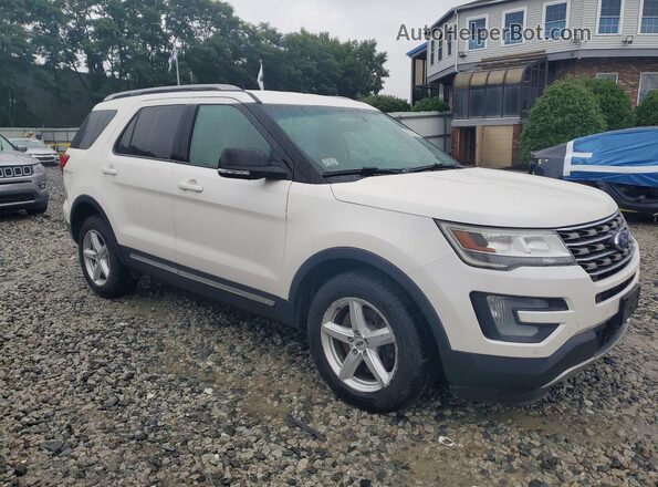 1FM5K8D8XGGC51412 2016 FORD EXPLORER White Delantero derecho