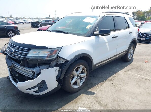 1FM5K8D8XGGD11530 2016 FORD EXPLORER White Передня ліва чверть
