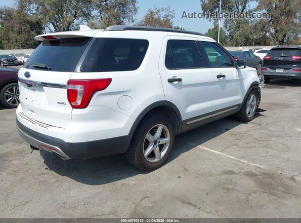 1FM5K8D8XGGD11530 2016 FORD EXPLORER White Задня права чверть