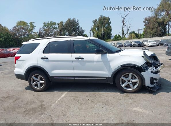 1FM5K8D8XGGD11530 2016 FORD EXPLORER White Вид задньої частини салону