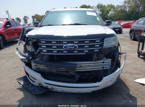 1FM5K8D8XGGD11530 2016 FORD EXPLORER White Вид щитка приладів