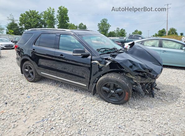 1FM5K8D8XHGA10452 2017 FORD EXPLORER Black Передня права чверть