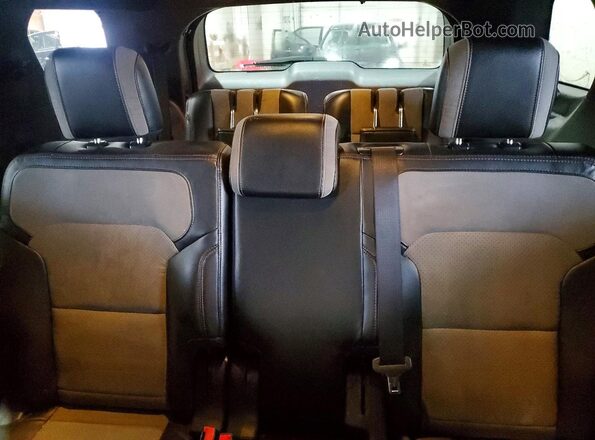 1FM5K8D8XHGA66343 2017 FORD EXPLORER Бордовый Вид задних сидений