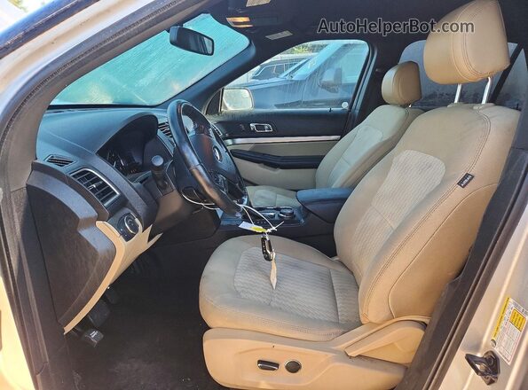 1FM5K8D8XHGC88784 2017 FORD EXPLORER White წინა სალონის ხედი
