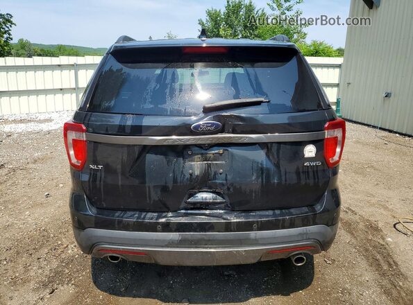 1FM5K8D8XHGD94717 2017 FORD EXPLORER Black Հետևի տեսք