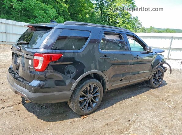 1FM5K8D8XHGD94717 2017 FORD EXPLORER Black Հետևի աջ