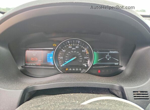 1FM5K8D8XHGE06221 2017 FORD EXPLORER Red Սարքավորումների վահանակի տեսք