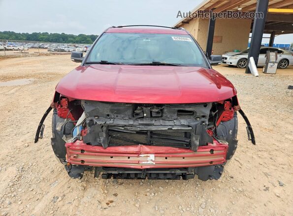 1FM5K8D8XHGE06221 2017 FORD EXPLORER Red Դիմացի տեսք