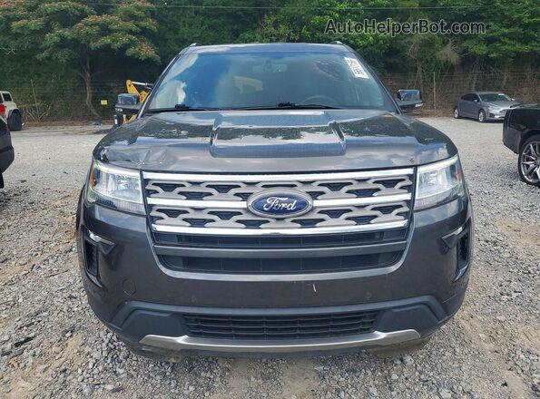 1FM5K8D8XJGA87912 2018 FORD EXPLORER Black Front view