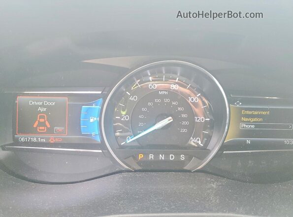 1FM5K8D8XJGA87912 2018 FORD EXPLORER Black Instrument cluster view