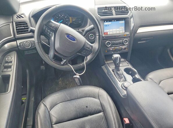 1FM5K8D8XJGA87912 2018 FORD EXPLORER Black Dashboard view