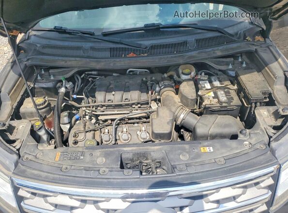1FM5K8D8XJGA87912 2018 FORD EXPLORER Black Engine compartment view