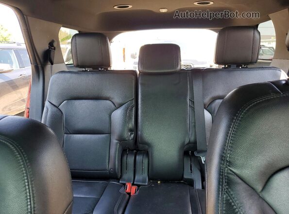 1FM5K8D8XJGC04050 2018 FORD EXPLORER Бордовый Вид задних сидений