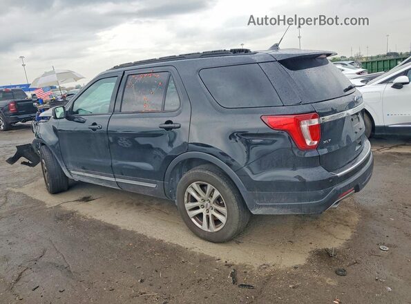 1FM5K8D8XJGC83820 2018 FORD EXPLORER Black Հետևի ձախ