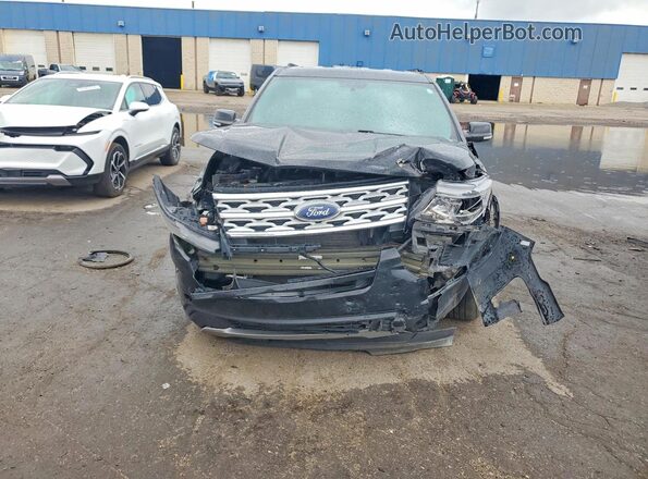1FM5K8D8XJGC83820 2018 FORD EXPLORER Black Դիմացի տեսք