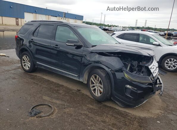 1FM5K8D8XJGC83820 2018 FORD EXPLORER Black Առջևի աջ