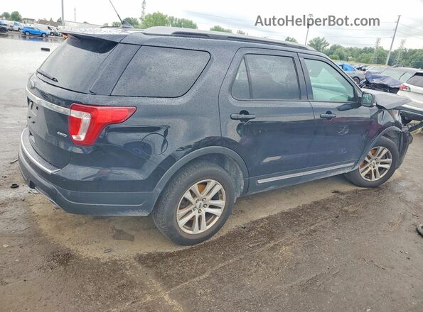 1FM5K8D8XJGC83820 2018 FORD EXPLORER Black Հետևի աջ