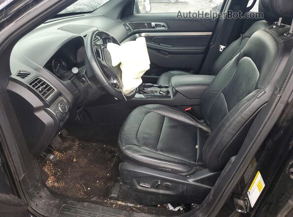 1FM5K8D8XJGC83820 2018 FORD EXPLORER Black Սալոնի դիմացի տեսք