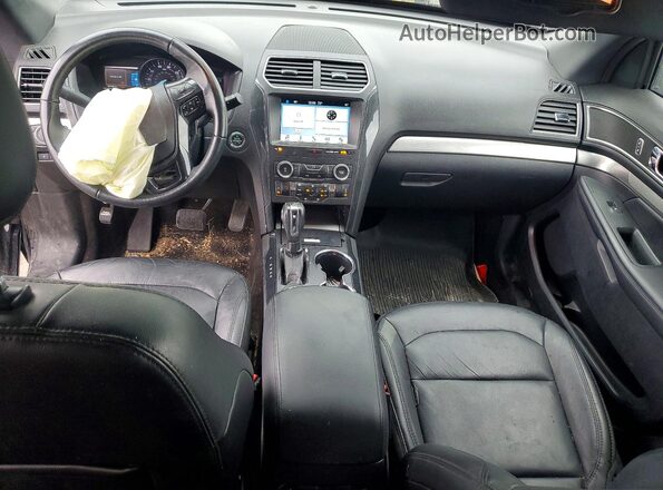 1FM5K8D8XJGC83820 2018 FORD EXPLORER Black Առջևի վահանակի տեսք