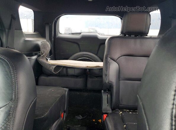 1FM5K8D8XJGC83820 2018 FORD EXPLORER Black Հետևի նստատեղերի տեսք