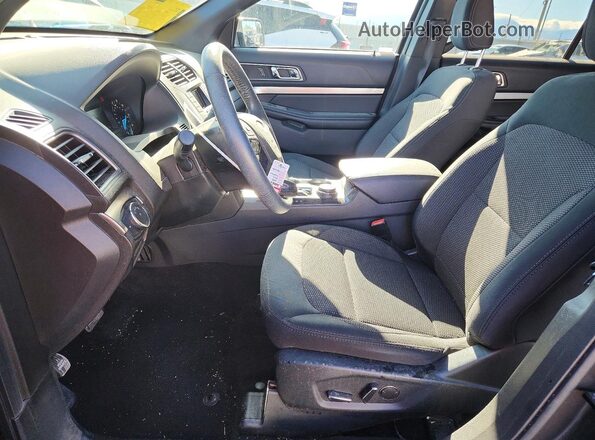 1FM5K8D8XJGC93618 2018 FORD EXPLORER Charcoal Vista interior delantera