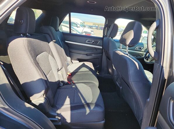 1FM5K8D8XJGC93618 2018 FORD EXPLORER Charcoal Vista de los asientos traseros