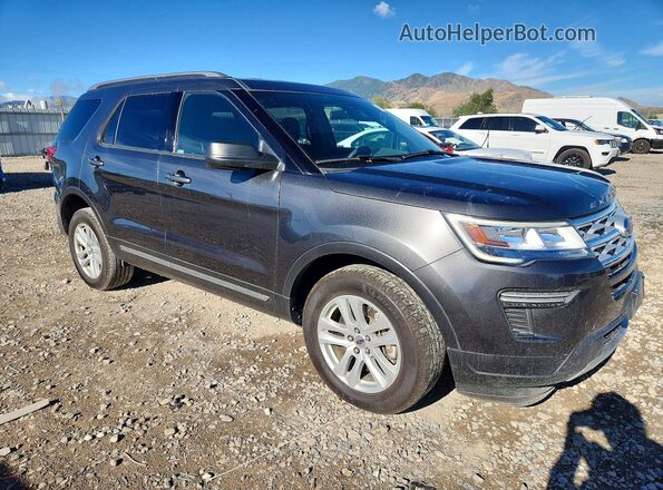 1FM5K8D8XJGC93618 2018 FORD EXPLORER Charcoal Delantero derecho