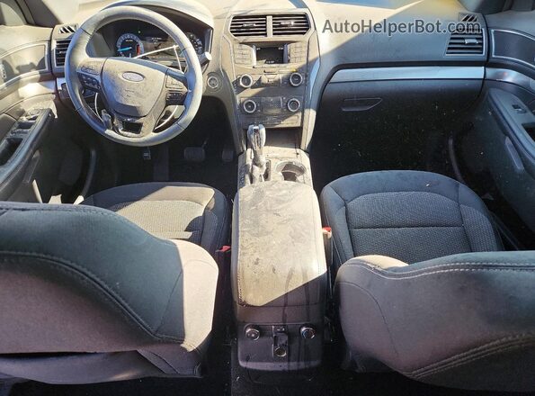1FM5K8D8XJGC93618 2018 FORD EXPLORER Charcoal Vista del salpicadero