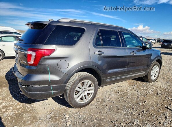 1FM5K8D8XJGC93618 2018 FORD EXPLORER Charcoal Trasero derecho