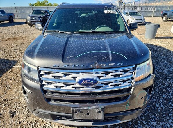 1FM5K8D8XJGC93618 2018 FORD EXPLORER Charcoal Vista frontal