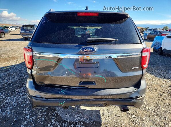 1FM5K8D8XJGC93618 2018 FORD EXPLORER Charcoal Vista trasera