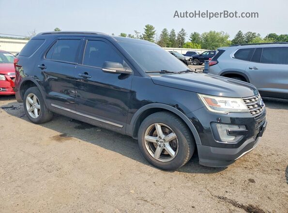 1FM5K8DH0HGA72667 2017 FORD EXPLORER Black Передня права чверть