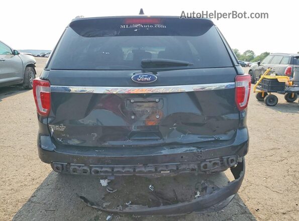 1FM5K8DH0HGA72667 2017 FORD EXPLORER Black Вид ззаду