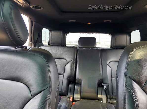 1FM5K8DH0HGA72667 2017 FORD EXPLORER Black Вид задніх сидінь