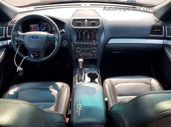 1FM5K8DH0HGA72667 2017 FORD EXPLORER Black Вид панелі приладів