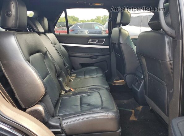 1FM5K8DH0HGA72667 2017 FORD EXPLORER Black Вид задньої частини салону