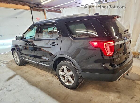 1FM5K8DH0HGD63167 2017 FORD EXPLORER Черный Задняя левая четверть