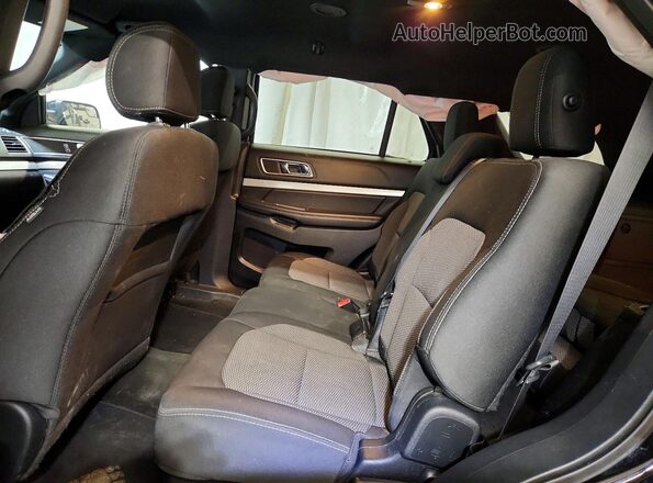 1FM5K8DH0HGD63167 2017 FORD EXPLORER Черный Вид задней части салона