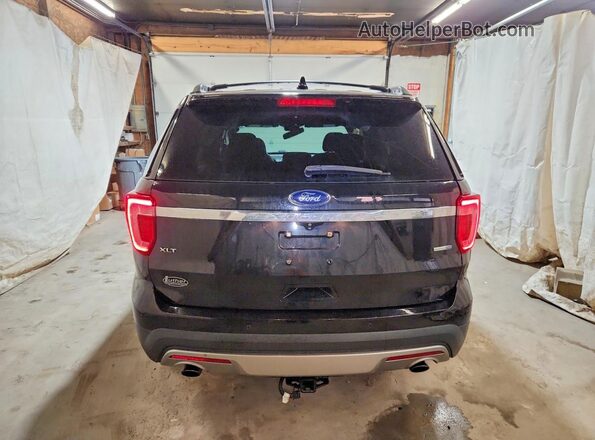 1FM5K8DH0HGD63167 2017 FORD EXPLORER Черный Вид сзади