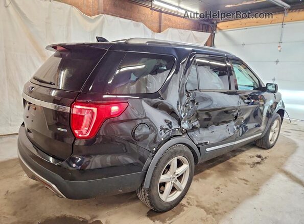 1FM5K8DH0HGD63167 2017 FORD EXPLORER Черный Задняя правая четверть