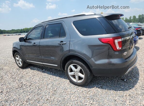 1FM5K8DH0HGD73682 2017 FORD EXPLORER Gray Rear left