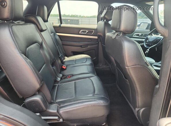 1FM5K8DH0HGD73682 2017 FORD EXPLORER Gray Rear interior view