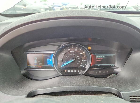 1FM5K8DH0KGA17739 2019 FORD EXPLORER Burgundy Vista del cuadro de instrumentos