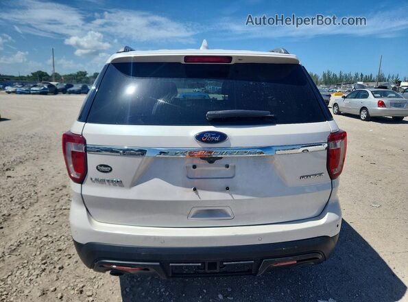1FM5K8DH1GGD33402 2016 FORD EXPLORER White Հետևի տեսք
