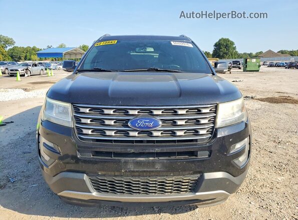 1FM5K8DH1HGC24407 2017 FORD EXPLORER Black Vista frontal