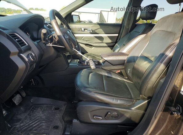1FM5K8DH1HGC24407 2017 FORD EXPLORER Black Vista interior delantera