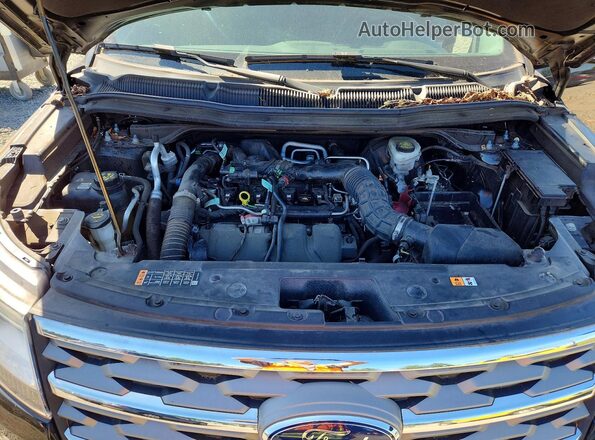 1FM5K8DH1JGA03069 2018 FORD EXPLORER Черный Вид подкапотного пространства