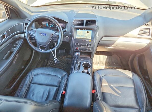 1FM5K8DH1JGA03069 2018 FORD EXPLORER Черный Вид панели приборов