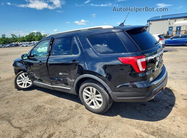 1FM5K8DH1JGC50883 2018 FORD EXPLORER Black უკანა მარცხენა