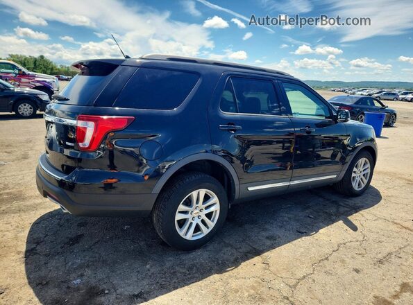 1FM5K8DH1JGC50883 2018 FORD EXPLORER Black უკანა მარჯვენა